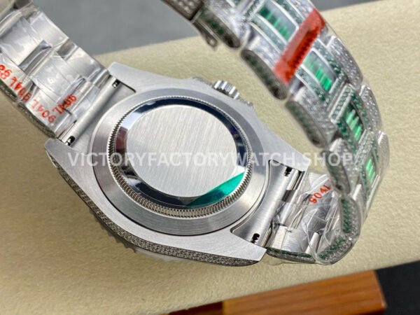 AMG Factory Rolex GMT-Master II 116769TBR-74779BR 40mm Full 904L Half Green Bracelet Material Diamond Dial