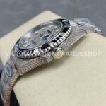 AMG Factory Rolex Submariner 116610 40mm Black White Diamond Bezel Full 904L Diamond  Diamond Dial
