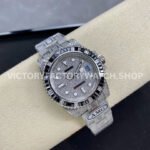 AMG Factory Rolex Submariner 116610 40mm Black White Diamond Bezel Full 904L Diamond  Diamond Dial