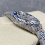 AMG Factory Rolex Submariner 116610 40mm Blue White Diamond Bezel Full 904L Diamond Blue Word Pin Diamond Dial