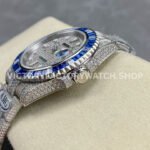 AMG Factory Rolex Submariner 116610 40mm Blue White Diamond Bezel Full 904L Diamond Diamond Dial