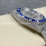 AMG Factory Rolex Submariner 116610 40mm Blue White Diamond Bezel Full 904L Diamond Diamond Dial