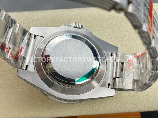 AMG Factory Rolex Submariner 116610 40mm Blue White Diamond Bezel Full 904L Diamond Diamond Dial