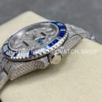 AMG Factory Rolex Submariner 116610 40mm Blue White Diamond Bezel Full 904L Diamond Diamond Dial
