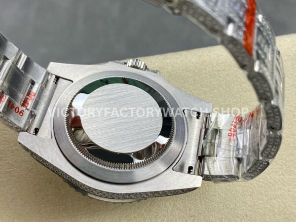 AMG Factory Rolex Submariner 116610 40mm Blue White Diamond Bezel Full 904L Diamond Diamond Dial