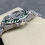 AMG Factory Rolex Submariner 116610 40mm Green White Diamond Bezel Full 904L Diamond Green Word Pin Diamond Dial