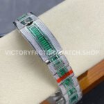 AMG Factory Rolex Submariner 116610 40mm Green White Diamond Bezel Full 904L Green Diamond Green Word Pin Diamond Dial