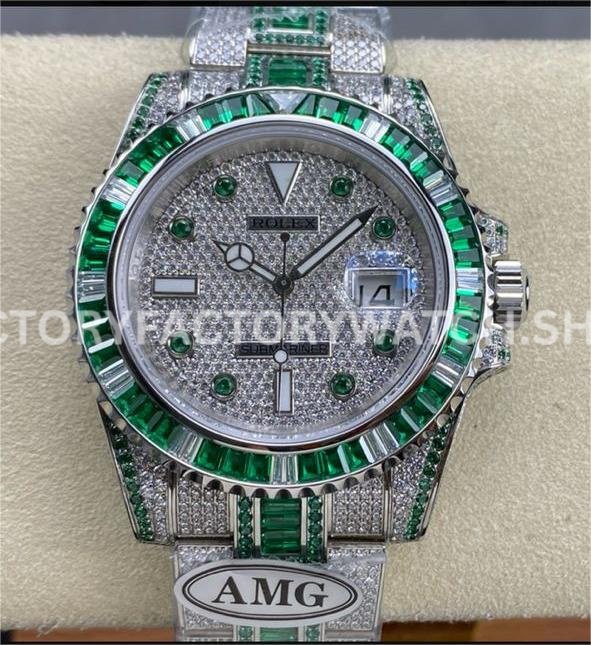 Rolex Submariner 116610 replica watch 904L steel case