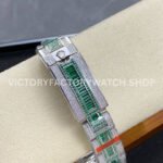 AMG Factory Rolex Submariner 116610 40mm Green White Diamond Bezel Full 904L Green Diamond, Diamond Dial