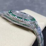 AMG Factory Rolex Submariner 116610 40mm Green White Diamond Bezel Full 904L Green Diamond, Diamond Dial