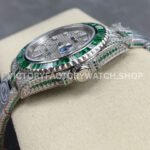 AMG Factory Rolex Submariner 116610 40mm Green White Diamond Bezel Full 904L Green Diamond, Diamond Dial