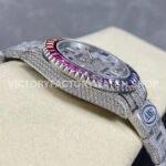 AMG Factory Rolex Submariner 116610 40mm Rainbow Diamond Bezel Full 904L Diamond Blue Word Pin Diamond Dial