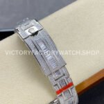 AMG Factory Rolex Submariner 116610 40mm White Diamond Bezel Full 904L Diamond Blue Word Pin Diamond Dial