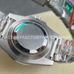 AMG Factory Rolex Submariner 116610 40mm White Diamond Bezel Full 904L Green Diamond Diamond Dial