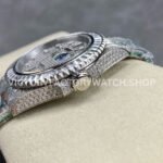 AMG Factory Rolex Submariner 116610 40mm White Diamond Bezel Full 904L Green Diamond Diamond Dial