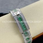 AMG Factory Rolex Submariner 116610LN 40mm Green White Diamond Bezel Full 904L Diamond Black Dial