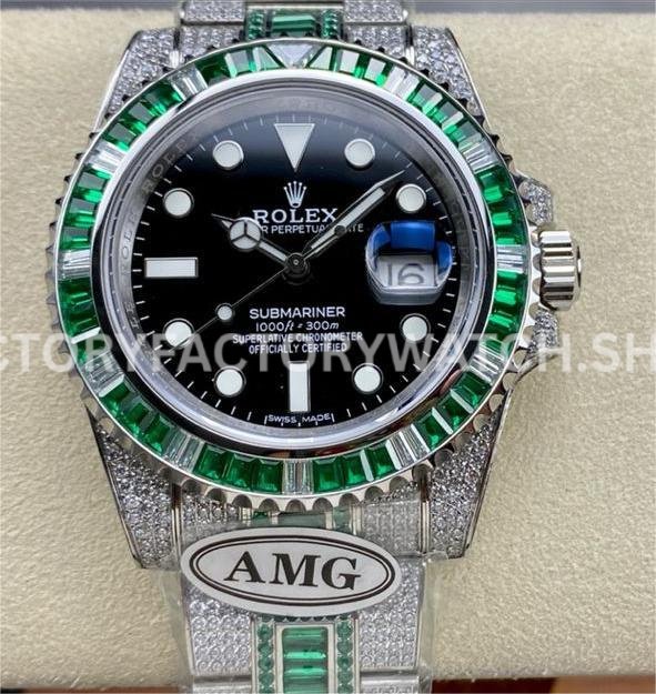 Rolex Submariner 116610ln replica watch oyster bracelet