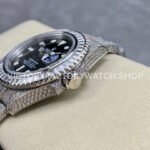 AMG Factory Rolex Submariner 116610LN 40mm White Diamond Bezel Full 904L Diamond Black Dial