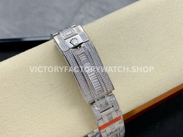 AMG Factory Rolex Submariner 116610LV 40mm Green White Diamond Bezel Full 904L Diamond Green Dial