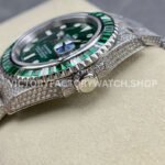 AMG Factory Rolex Submariner 116610LV 40mm Green White Diamond Bezel Full 904L Diamond Green Dial