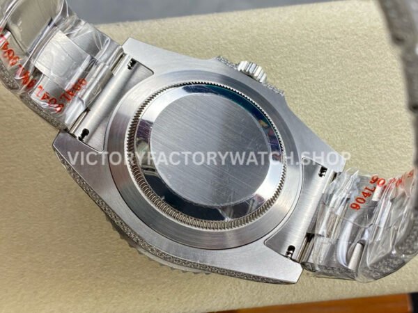 AMG Factory Rolex Submariner 116619LB 40mm Blue White Diamond Bezel Full 904L Diamond Blue Dial