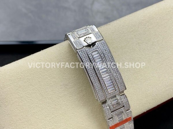 AMG Factory Rolex Submariner 116619LB 40mm Blue White Diamond Bezel Full 904L Diamond Blue Dial