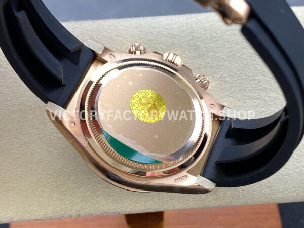 APS Factory Counterweight Rolex Daytona 126515LN-0002 40mm Rose Gold Oysterflex Black Dial