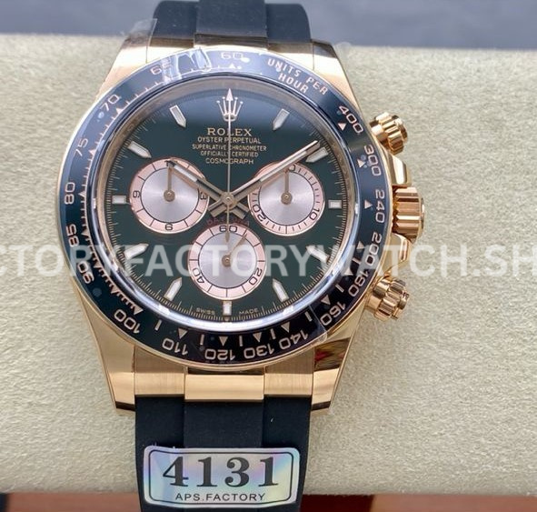 daytona rose gold black aps
