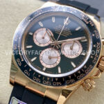 APS Factory Counterweight Rolex Daytona 126515LN-0002 40mm Rose Gold Oysterflex Black Dial