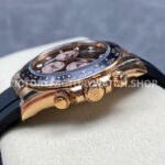 APS Factory counterweight Rolex Daytona 126515LN-0004 40mm Rose Gold Oysterflex Diamond Black Dial
