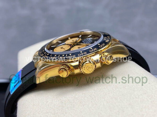 APS Factory counterweight Rolex Daytona 126518LN-0004 40mm Yellow Gold Oysterflex Black Dial