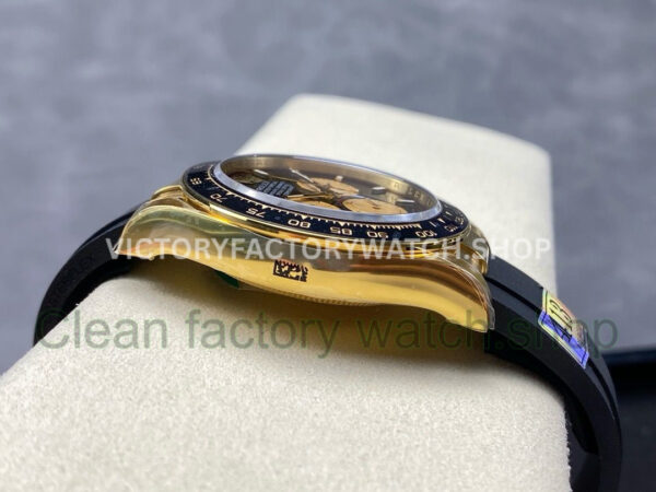 APS Factory counterweight Rolex Daytona 126518LN-0004 40mm Yellow Gold Oysterflex Black Dial