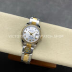 ARF Factory Counterweight Rolex Datejust 278383RBR-0019 31mm Yellow Gold Diamond Bezel Silver Dial