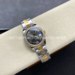 ARF Factory Counterweight Rolex Datejust 278383RBR-0017 31mm Yellow Gold Diamond Bezel Roman VI Grey Dial