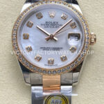 datejust 31 mop rose gold arf