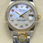 datejust 31 mop gold arf