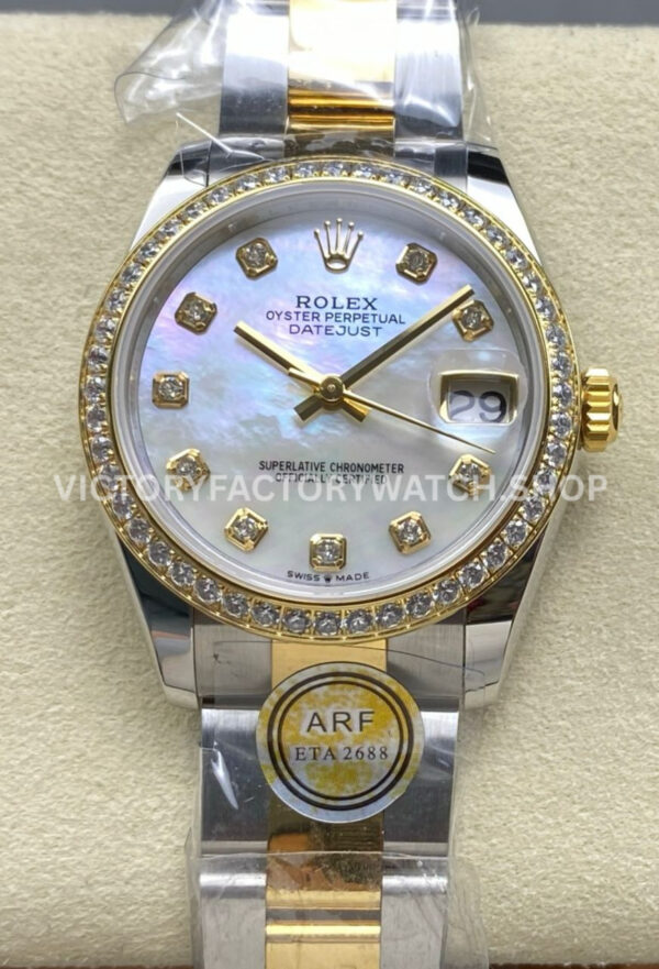 datejust 31 mop gold arf