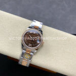 ARF Factory Counterweight Rolex Datejust 278381RBR-0005 31mm Rose Gold Diamond Bezel Roman VI Brown Dial