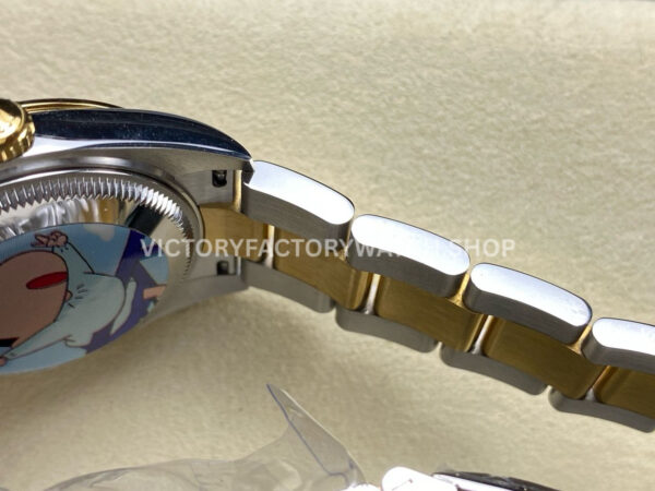 ARF Factory Counterweight Rolex Datejust 278383RBR-0015 31mm Yellow Gold Diamond Bezel Roman VI Green Dial