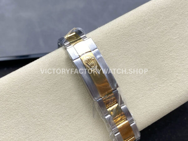 ARF Factory Counterweight Rolex Datejust 278383RBR-0015 31mm Yellow Gold Diamond Bezel Roman VI Green Dial