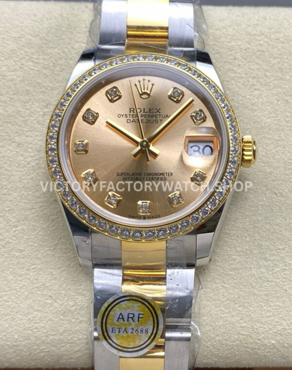 datejust 31 champagne gold arf