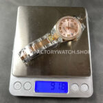 ARF Factory Counterweight Rolex Datejust 278381RBR-0001 31mm Rose Gold Diamond Bezel Roman Numerals Rose Dial