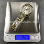 ARF Factory Counterweight Rolex Datejust 278383RBR-0019 31mm Yellow Gold Diamond Bezel Silver Dial