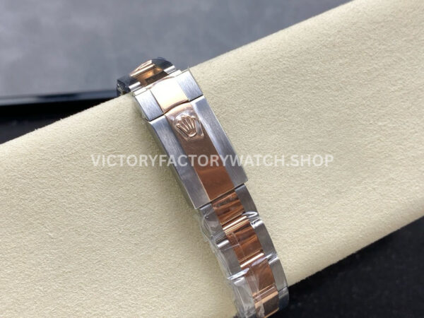 ARF Factory Counterweight Rolex Datejust 278381RBR-0003 31mm Rose Gold Diamond Bezel Roman Numerals White Dial