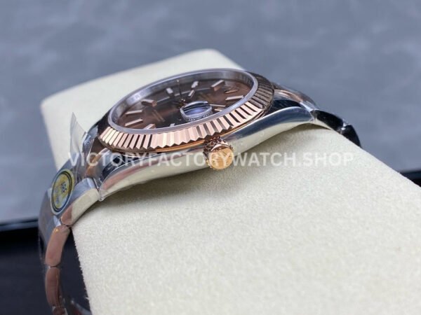 ARF Factory Counterweight Rolex Datejust 126331-0001 41mm Half Rose Gold Brown Dial