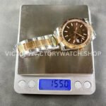 ARF Factory Counterweight Rolex Datejust 126331-0001 41mm Half Rose Gold Brown Dial