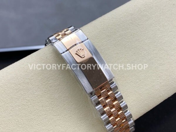 ARF Factory Counterweight Rolex Datejust  126331-0002 41mm Half Rose Gold Brown Dial Jubilee