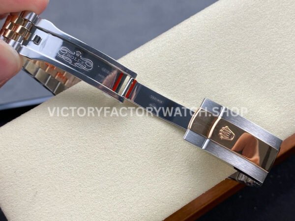 ARF Factory Counterweight Rolex Datejust 126331-0004 41mm Half Rose Gold Diamond Brown Dial Jubilee