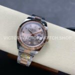 ARF Factory Counterweight Rolex Datejust 126331-0007 41mm Half Rose Gold Diamond Pink Dial (5) ARF Factory Counterweight Rolex Datejust 126331-0007 41mm Half Rose Gold Diamond Pink Dial