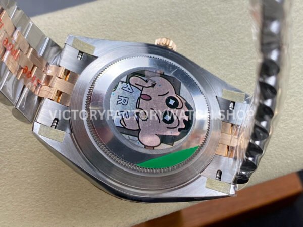 ARF Factory Counterweight Rolex Datejust 126331-0008 41mm Half Rose Gold Diamond Pink Dial Jubil (7) ARF Factory Counterweight Rolex Datejust 126331-0008 41mm Half Rose Gold Diamond Pink Dial Jubilee